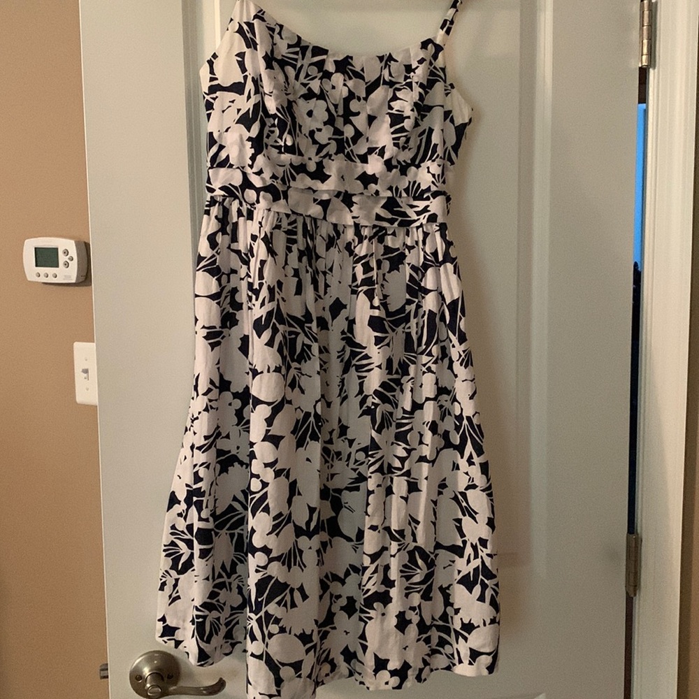 Blue and white cotton dress, perfect for summer!